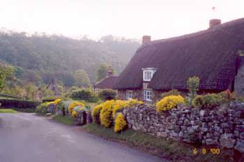 Cottages at Rievaulx Abbey village in Ryedale