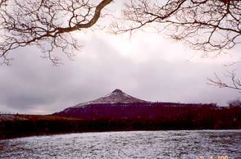 Roseberry Topping in winter, North York Moors