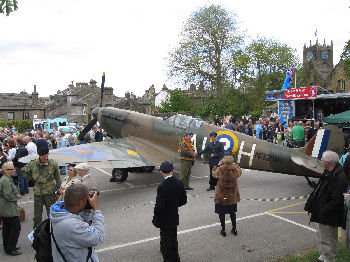 Spitfire at the Haworth 1940s Weekend