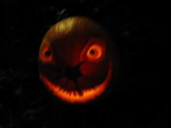 Scary Halloween Pumpkin