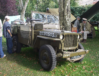 Jeep at the Pickering 1940s weekend