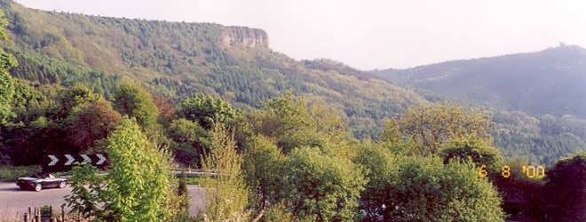 Whitestone Cliff as viewed from Sutton Bank, North Yorkshire