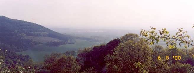 Panoramic view from Sutton Bank, North Yorkshire