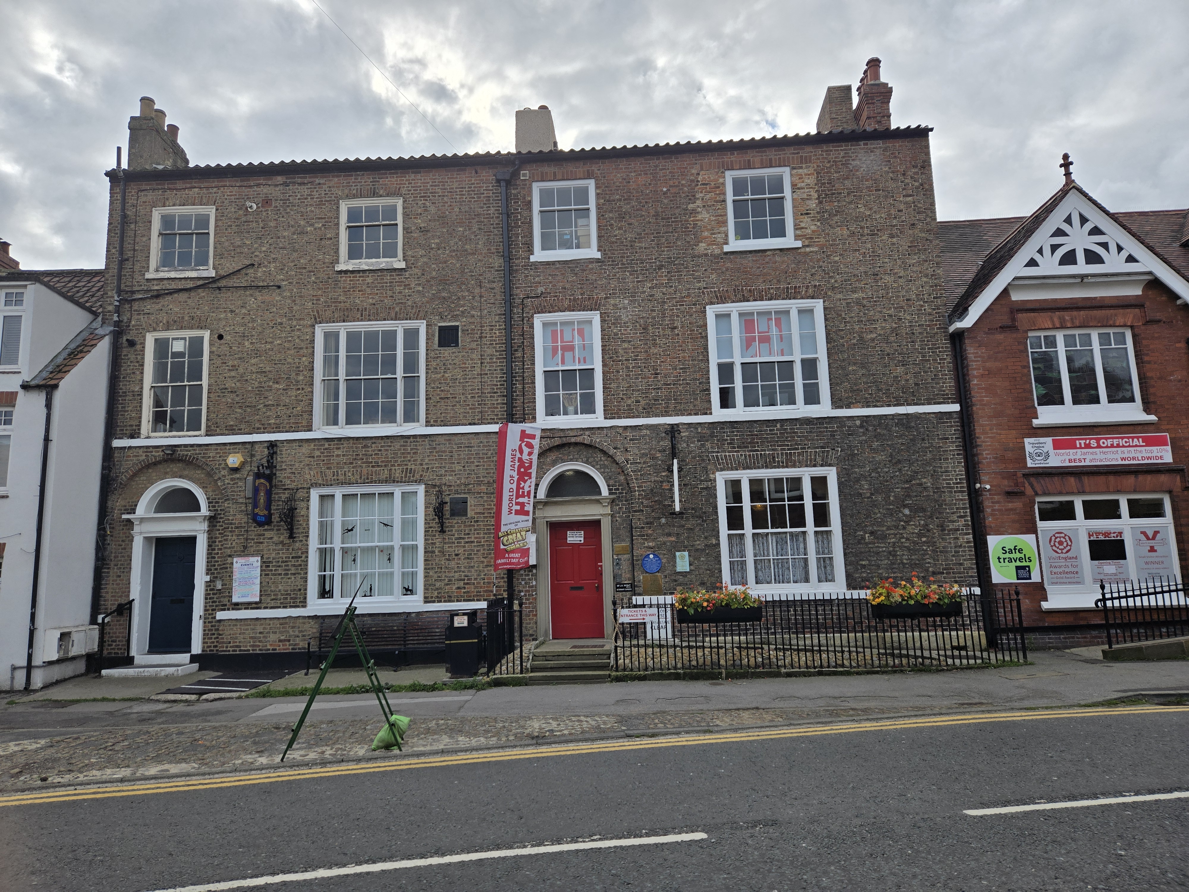 Georgian house on street