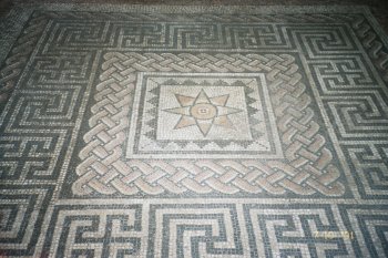 Roman mosaic floor, Aldborough, near Boroughbridge